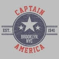 thumbnail image 2 of Men's Marvel Captain America Vintage Star Emblem  Graphic T-Shirt, 2 of 3