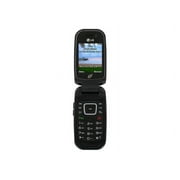 LG 440G - 3G feature phone - LCD display - rear camera 1.3 MP - TracFone - black