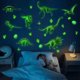 thumbnail image 1 of Glow-in-the-dark dinosaur children's wall stickers, dinosaur wall stickers for children's rooms, glow-in-the-dark stickers, children's bedroom gifts., 1 of 4