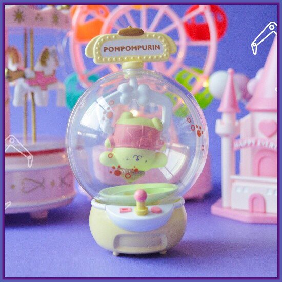 Sanrio-Mini figura decorativa de Anime para decoración de habitación, juguete de regalo con Clip de máquina de Anime genuino, Mini caja ciega, Cool Cinnamonoll Melody