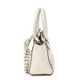 thumbnail image 4 of Pre-Owned Valentino Ivory Mini Rockstud Trapeze Tote Shoulder Bag Studded Calfskin Leather, 4 of 9