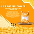 thumbnail image 2 of Peppy Pops Chickpea Puffs Cheese Blast Flavor - 6 Pack, 12 oz | Cheesy High Protein Snacks | Crunchy Better-for-You Snack and Healthy Alternative to Chips with 6g Protein Per Bag, 2 of 8