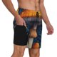thumbnail image 2 of Fotbe Vintage Blue Leaf Mushroom Traje de Baño para Hombre – Shorts de Natación de Secado Rápido con Forro y Bolsillos-XX-Large, 2 of 6