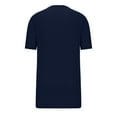 thumbnail image 5 of Nnhblu Mens Fashion Shirts Short Sleeve Round Neck Everyday T Shirts for Men Workout Shirts for Men Summer Beach Casual Short Sleeve, Dark Blue-S, 5 of 6