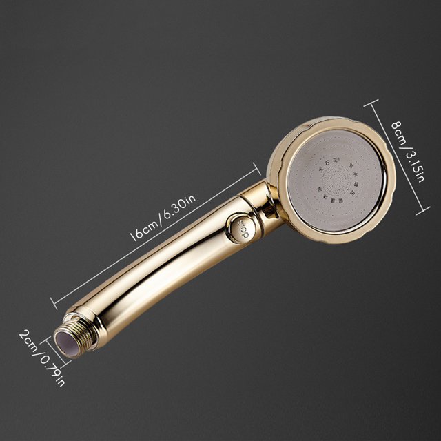 Cabezal de ducha de mano Cabezal de ducha universal extraíble que ahorra agua con 3 modos