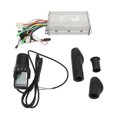 thumbnail image 1 of Controlador de bicicleta eléctrica, 36V, 48V, 500W, 28A, con empuñaduras de acelerador de medio giro 128DX, Kit de controlador bicicleta eléctrica, 1 of 10