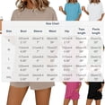 thumbnail image 3 of Hxshgdsn Womens 2 Piece Pajamas Sets Oversized Round Neck Short Sleeve and Shorts Loungewear Soft PJ Set（White/2XL）, 3 of 7