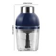 thumbnail image 3 of Suncoda Meat Grinder, Kitchen Meat Grinder and Food Chopper Equipped with 1 Shaker and 1 Scraper Suitable for Daily Mixing in The Kitchen 200W, 3 of 8