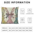 thumbnail image 5 of PHYHOO Easter Pillow Cover Colorful Decoration Holiday Farmhouse Pillow Case Decor for Home Sofa Couch, 5 of 5