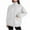 White, variant on Oplxuo Women's Full Zip Up Sweatshirt Oversized Fleece Jacket Trendy Hoodies Lightweight Coats with Pockets