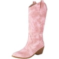 thumbnail image 4 of Mid Heeled Pointed Knight Boots Shoes for Women Girls, 4 of 5