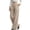 Khaki, variant on Women's Corduroy High Waist Wide Leg Dress Pants Pleated Front Loose Suit Trousers Business Casual Pants with Pockets Fashion Bottoms White
