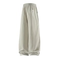thumbnail image 4 of Squevariel 2026 Workout Pants for Women Lightweight Comfort Solid Color Athletic Pants Casual Drawstring Elastic Waist Trousers with Pockets, 4 of 4
