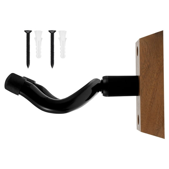 1Pc/2Pcs Guitar Wall Hanger Wood Ukulele Wall Mount Hanger Nonslip U Shaped Ukulele Holder Hanger Guitar Wall Hanger Mount Ukulele Wall Mount Stand for Electric Guitar Banjo Bass