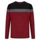 thumbnail image 4 of pstuiky Camisas casuales de manga larga para hombre, Camiseta deportiva informal de manga larga con cuello redondo y parches para hombre salir tops m, 4 of 6