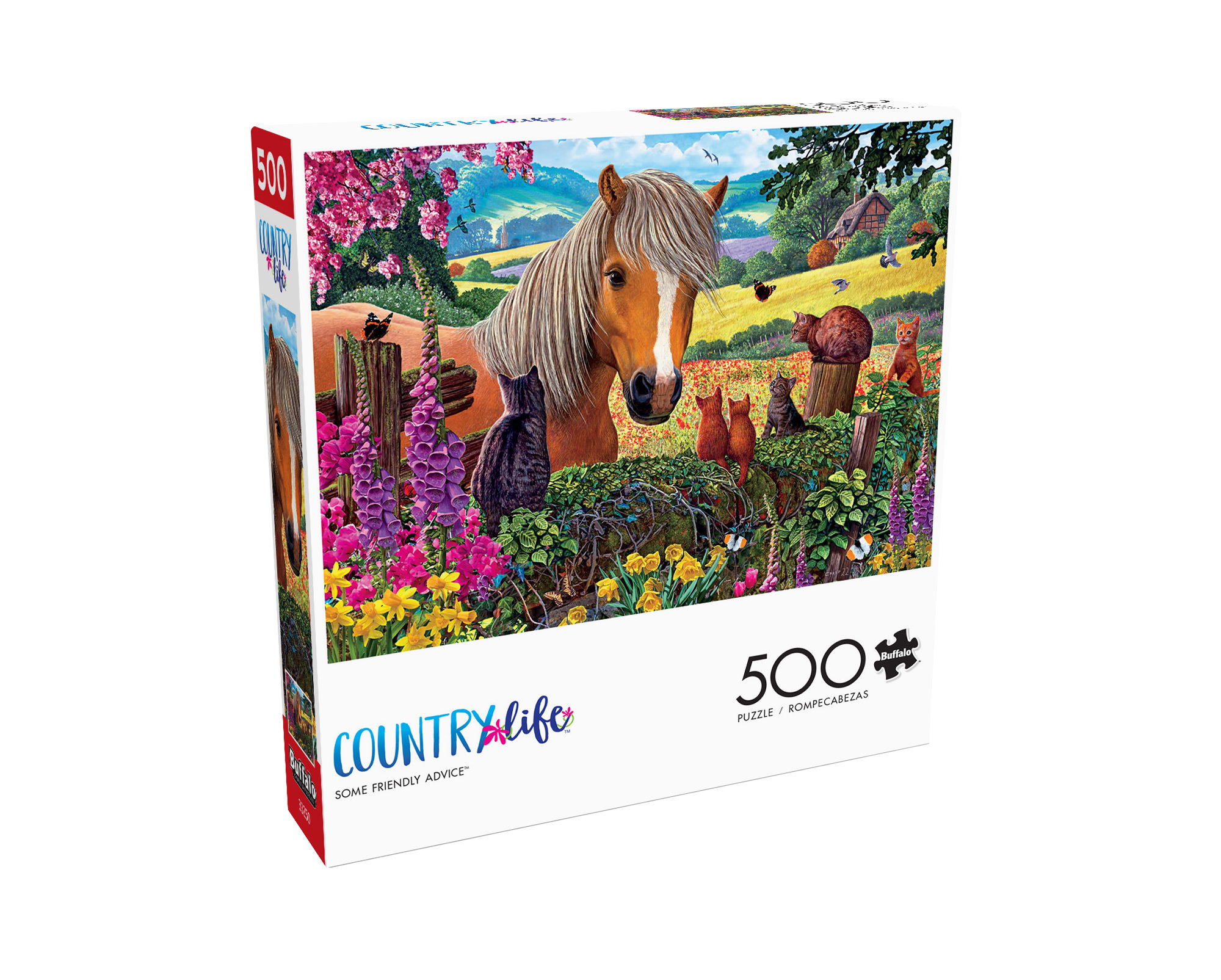 Buffalo Games 500-Piece Country Life Some Friendly Advice Jigsaw Puzzle