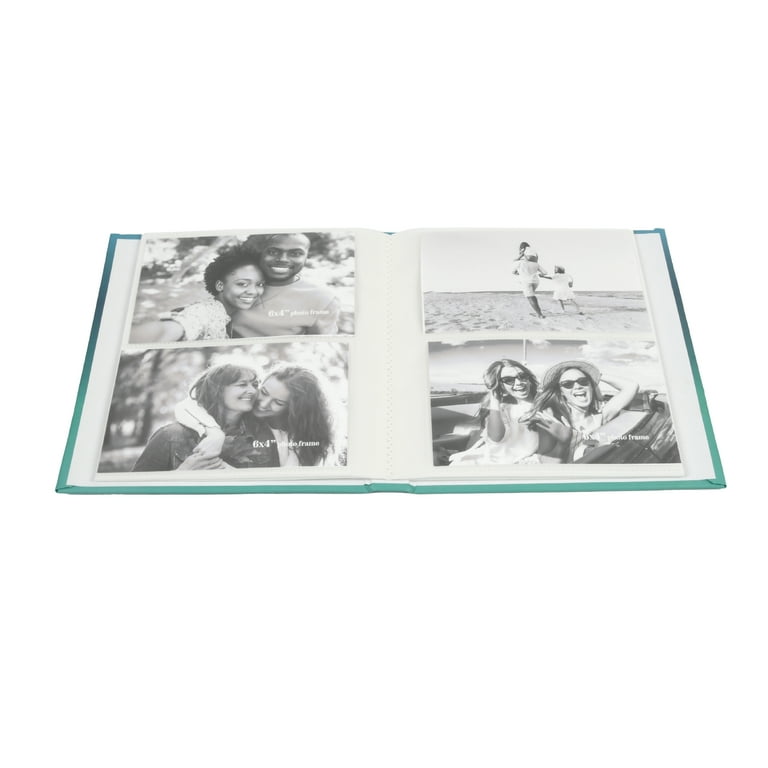 New View Gifts Blue/ Grey Chevron Photo Album 2 Pack, Holds 144 4