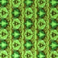 thumbnail image 1 of Ahgly Company Indoor Square Oriental Green Modern Area Rugs, 4' Square, 1 of 4