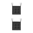 thumbnail image 2 of Advancent Cojines para sillas: lujosos y cómodos diseñados para brindar comodidad Cojines para sillas suaves y cómodos negro 2piezas, 2 of 6