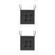 thumbnail image 4 of Ounissouiy Cojines de poliéster para sillas: lujosos y cómodos, diseñados para un cómodo cojín de asiento de silla, negro negro 2Conjunto, 4 of 6