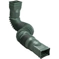 thumbnail image 3 of Flex-Drain Downspout Extension Flex-A-Spout - Bendable Plastic - 2 Pack, Green, 3 of 4