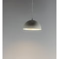 thumbnail image 2 of Hemisphere 1 - Light Gloss White And Aluminum White Modern - LED Aluminum Pendant Light, 2 of 5
