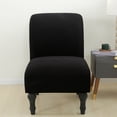 thumbnail image 2 of Moonsaad Housse Extensible Texturée pour Fauteuil Sans Accoudoirs, Protecteur de Chaise en Spandex, Taille : L, 2 of 8