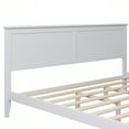thumbnail image 6 of Aukfa King Bed Frame, Wood Platform Bed with Headboard - White, 6 of 7