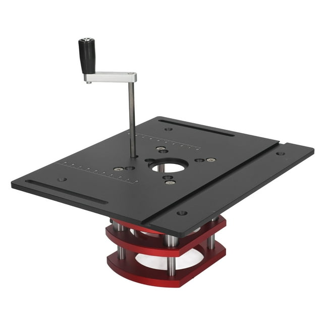Router Lift System Kit for High Accuracy Woodworking, Easy to Install and Operate, Rust and Corrosion Resistant, Firm and Stable Clamping, Wide Lifting Range