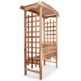 thumbnail image 3 of All Things Cedar 5-ft Garden Arbor with Bench, 3 of 3