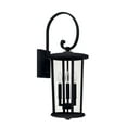 thumbnail image 4 of Howell Oil Rubbed Bronze Three-Light Outdoor Wall Lantern, 4 of 6