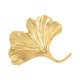 thumbnail image 1 of Pomo de armario Ginkgo, elegante herraje de latón para armario, clásico y creativo. Oro, 1 of 9