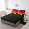 thumbnail image 5 of Homewish Watercolor Tie Dye 7 Pieces Bedding Comforter Set For Female Men Adults,Abstract Ombre Full Bedding Set Lightweight,Gradient Vintage Aesthetic Fitted Sheet Flat Sheet,Luxury Bedroom Decor, 5 of 8