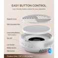 thumbnail image 3 of MelodySusie Collecteur de Poussière Sans Fil, Ventilateur Compact Rechargeable avec Filtre Réutilisable, Machine à Succion Puissante, 3 of 7