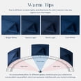 thumbnail image 5 of Phantoscope Soft Silky Velvet Throw Pillow Covers 20x20 Inch Set of 2 Decorative Cushion Covers for Couch Sofa Bedroom Living Room, Pillow Cases Only, Navy Blue, 5 of 10