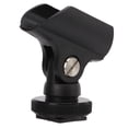thumbnail image 2 of Microphone Hot Shoe Clip, Plastic Universal Lightweight Microphone Clip Holder Adjustable Convenient  For DSLR Camera, 2 of 8