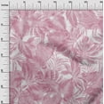 thumbnail image 3 of oneOone Cotton Poplin Rose Pink Fabric Leaves Fabric For Sewing Printed Craft Fabric By The Yard 56 Inch Wide, 3 of 4