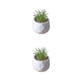 thumbnail image 4 of Bearachild Mini plantas suculentas artificiales, simulación de bonsái, flor falsa con maceta, manualidades en maceta, sala de estar, fiesta en tipo5 2piezas, 4 of 6