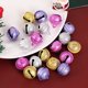 thumbnail image 2 of Cascabeles coloridos de diseño esmerilado para fiesta, decoración de árbol de Navidad para mascotas, manualidades DIY, accesorios hechos a mano, 22mm, 10 piezas, 2 of 3