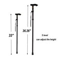 thumbnail image 6 of Baitaihem Foldable Walking Cane Stay Steady and Stylish Collapsible Walking Stick with Adjustable Height for Women/Men/Seniors,Black, 6 of 6