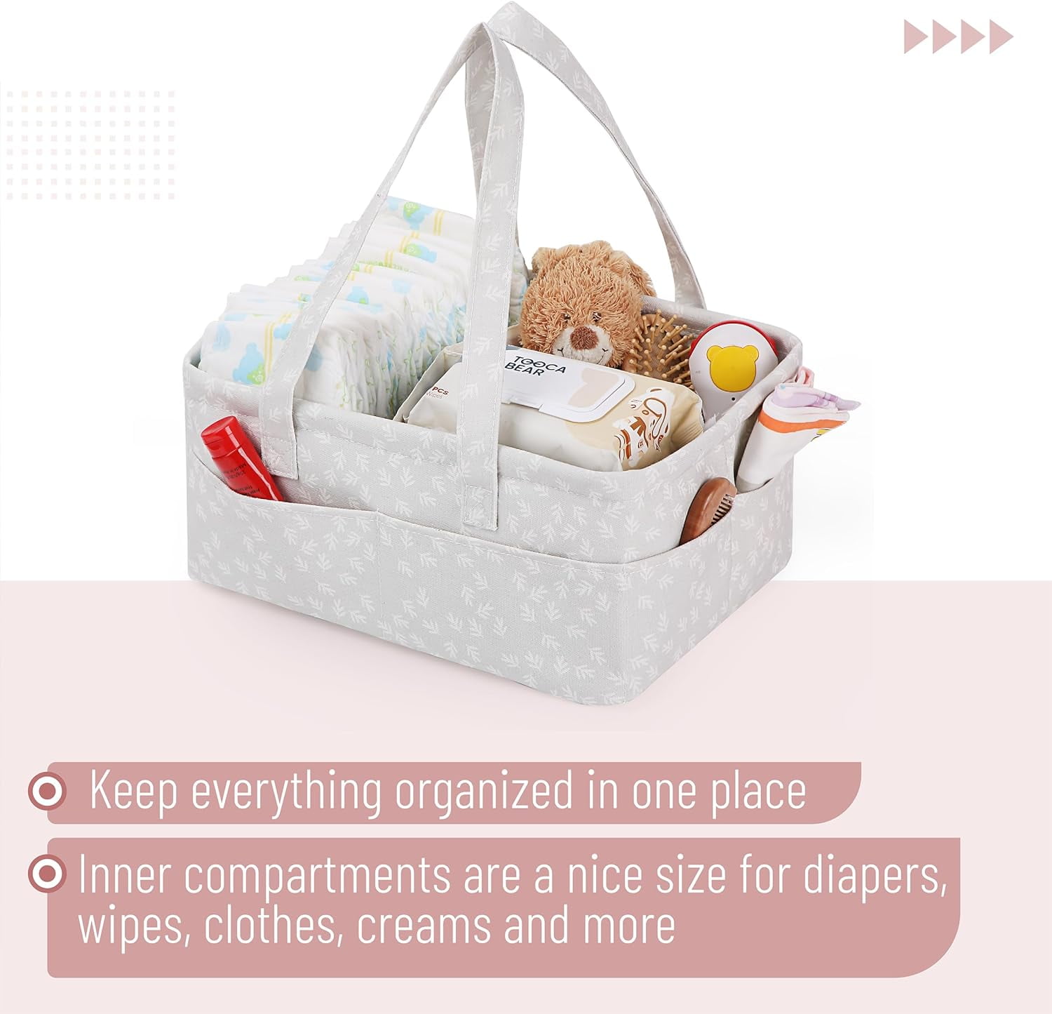 Mr. Pen - Baby Diaper Caddy Organizer Mr. Pen - Baby Diaper Caddy Organizer