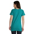 thumbnail image 3 of Inkmeso Caffeinated & Vaccinated Funny Pro-Vaccine Womens Top Cotton T-shirt, 3 of 9