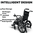 thumbnail image 3 of ComfyGO Electric Wheelchair, Lightweight Folding Wheelchairs,Motorized Wheel Chair, 17″ Wide Seat, 265 Max Loading Weight, Fits Any Trunk, 3 of 6