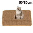 thumbnail image 1 of Cat Scratcher Mat ， Natural Sisal Scratching Pad, Anti-Slip Cat Scratch Rug Sleeping Carpet for Cat Grinding Claws & Protecting Furniture, 1 of 5