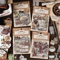thumbnail image 2 of 160 PCS Vintage Stickers Scrapbook DIY Craft Supplies -Adhesive Sticker Pack for Junk Journal New, 2 of 7