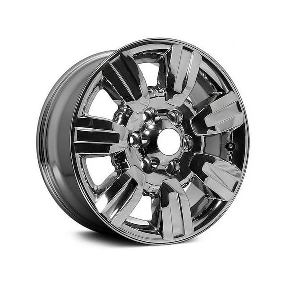 Aluminum Wheel - Chrome - 18 x 7.5 Inch - 7-Spoke - Compatible with 2009 - 2012 Ford F-150 2010 2011