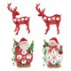 thumbnail image 3 of Alces de madera de la Navidad, ciervos del dólar de la Navidad, ornamentos de la Navidad, decoración de la Navidad, regalos de la Navidad, decoración del partido, decoración casera Yuyangstore Alces de madera de la Navidad, 3 of 8