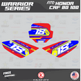 thumbnail image 4 of Kalair GFX Graphics Kit for Honda CRF100 (2004-2010) Warrior Series, 4 of 5