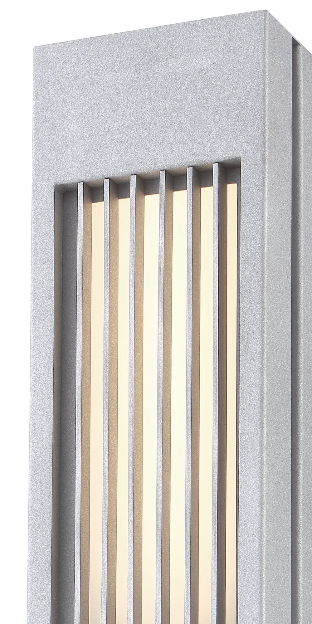 George Kovacs Midrise 22 1/4" High Sand Silver LED Outdoor Wall Sconce