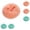 (6 PC)Pink*3 PC+Blue*3 PC, variant on Blecry Fiber Dish Scrubbers for Dishes, Dishwasher Compatible Pot Scrubber, Strong Detergency Fibre Material Scouring Dish for Kitchen Clean, 5 Count Blue